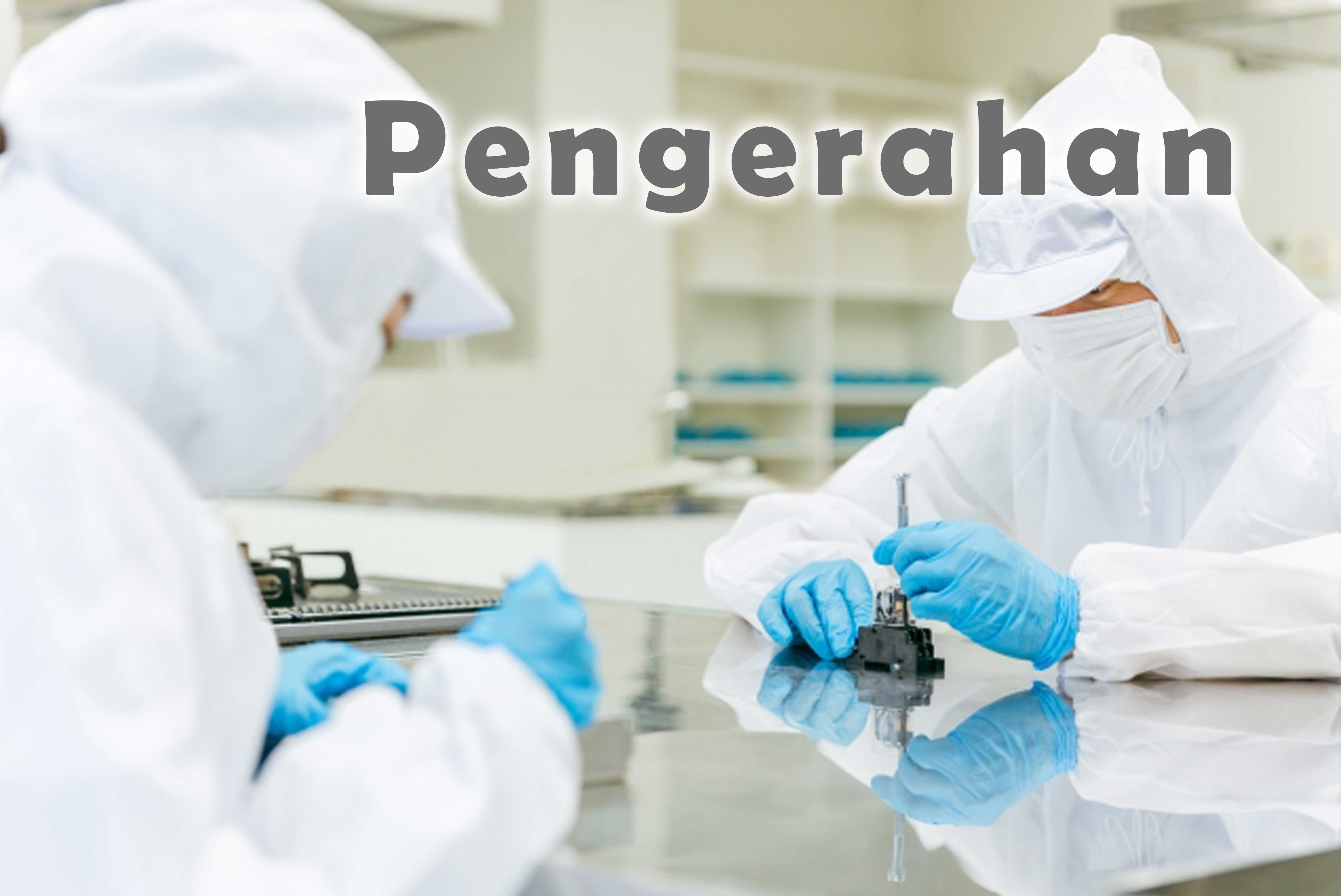 作業している職場風景